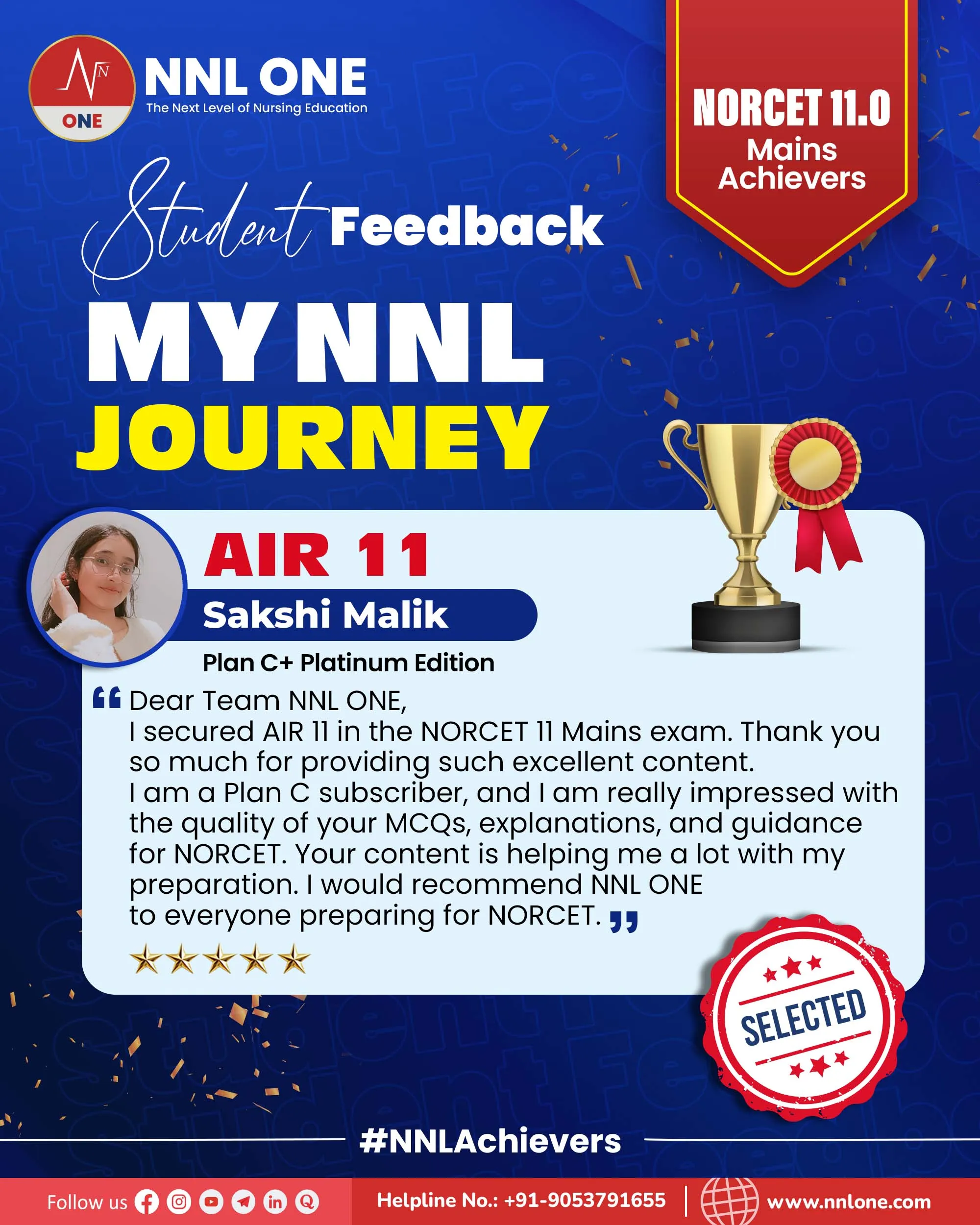 Student feedback AIR 11