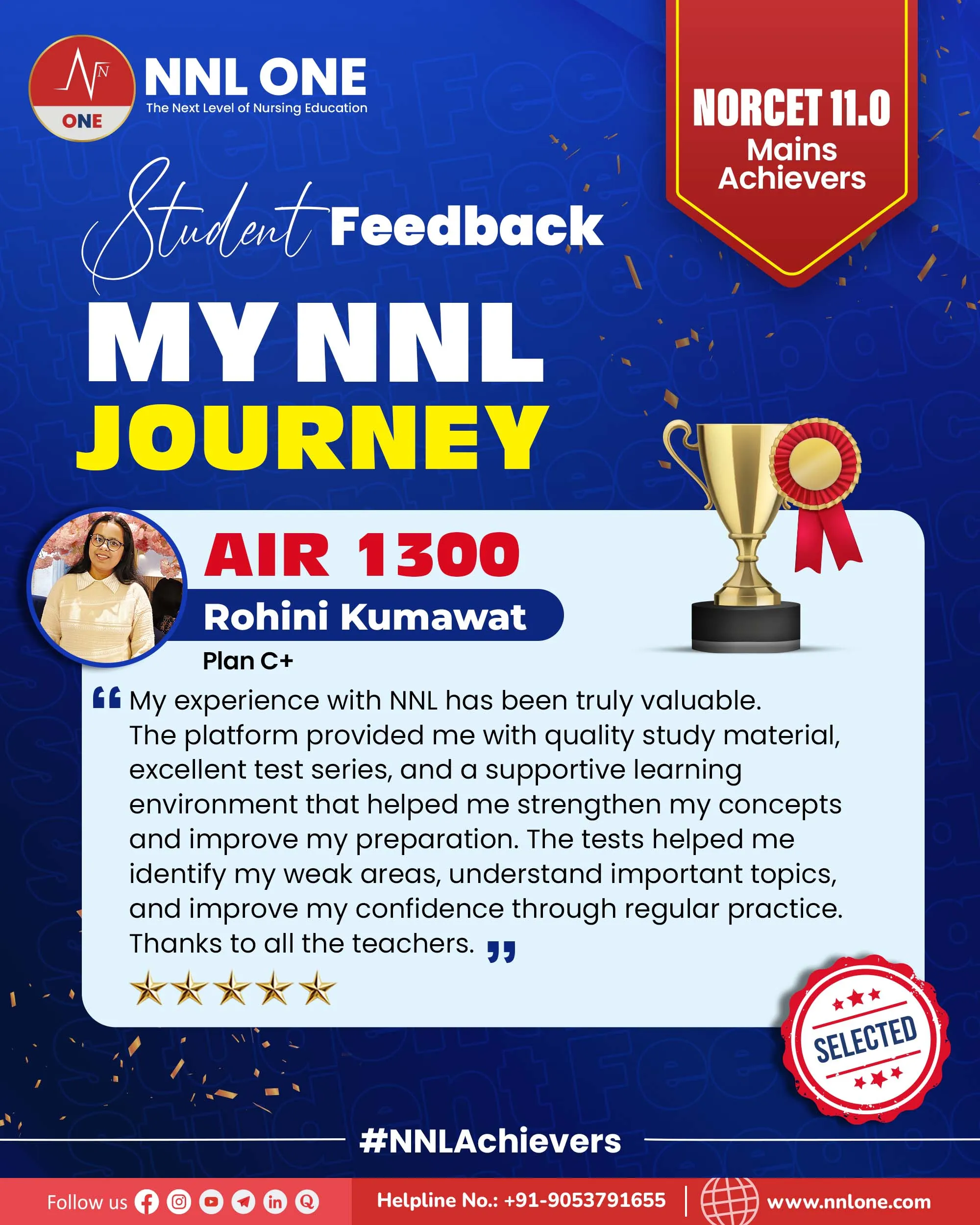 Student feedback AIR 1300