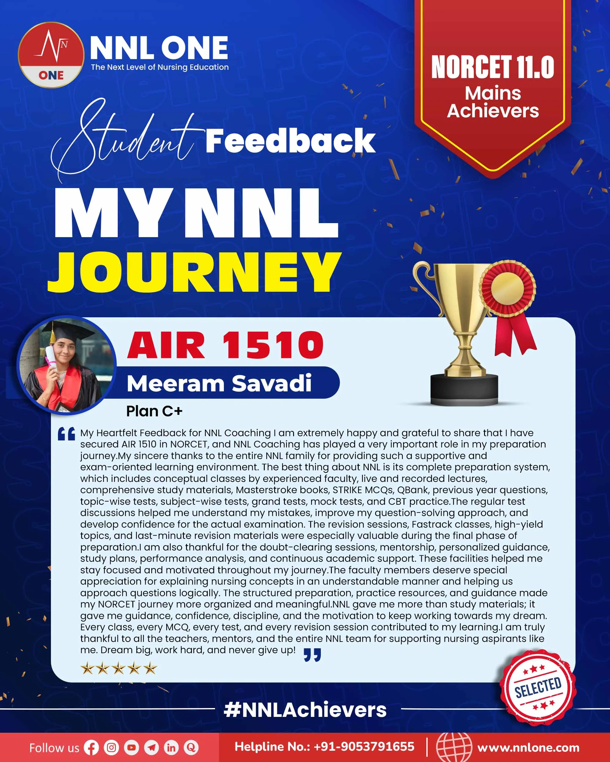 Student feedback AIR 1510