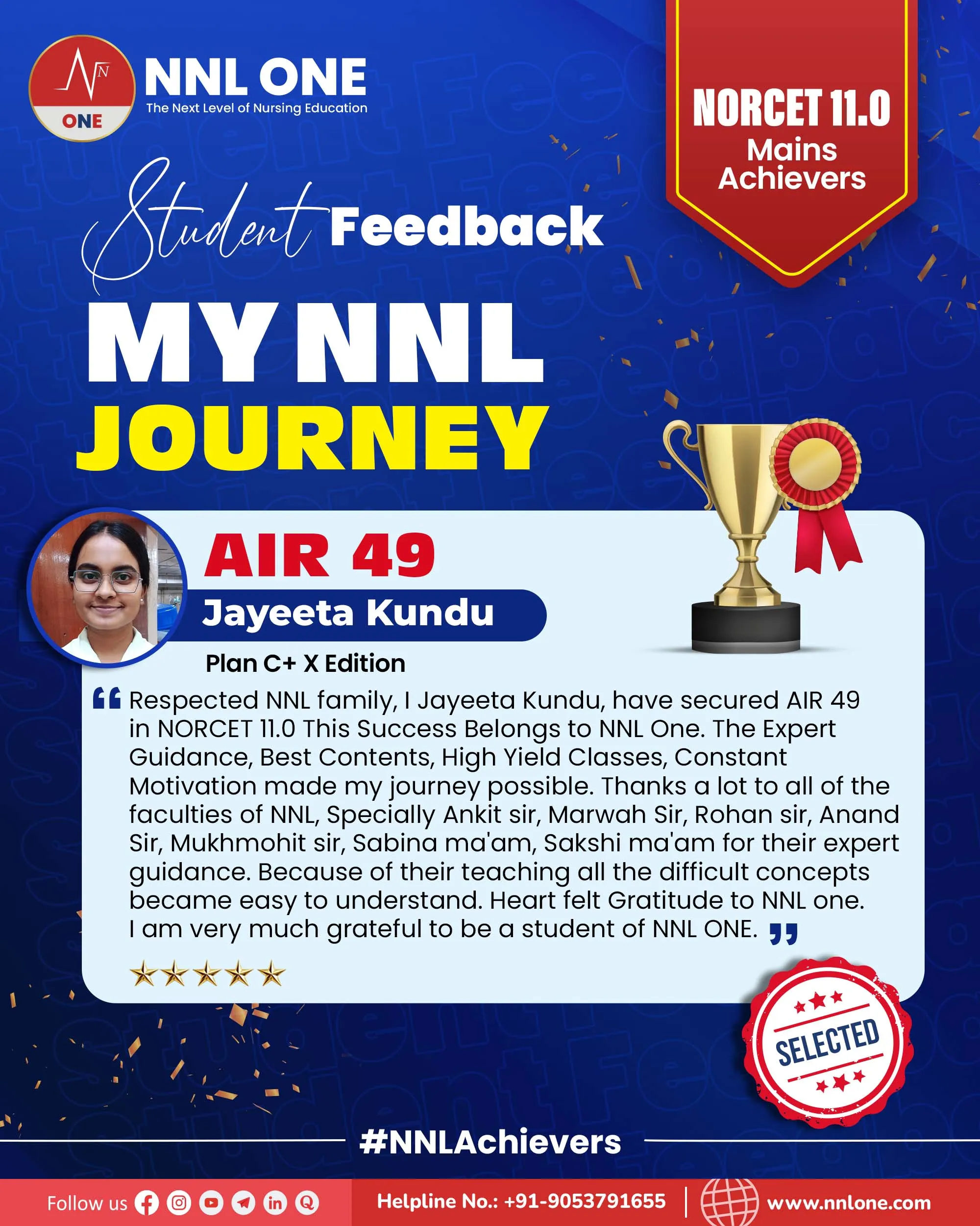 Student feedback AIR 49