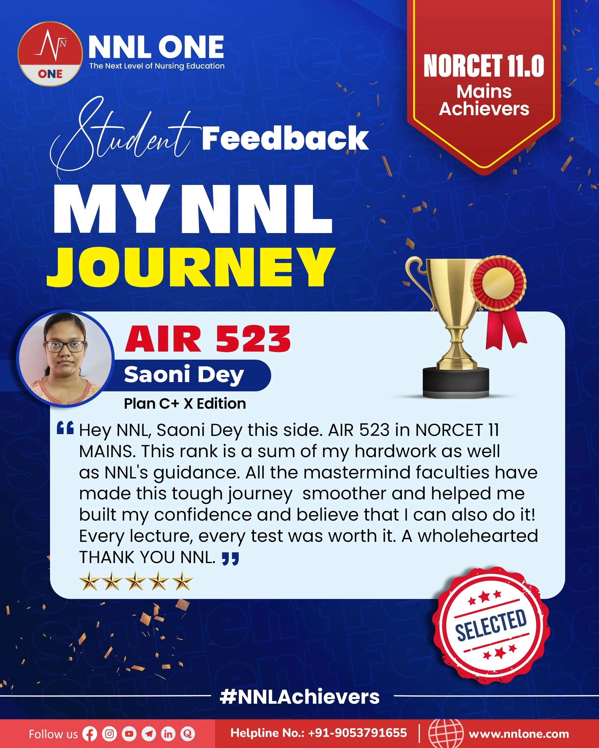 Student feedback AIR 523