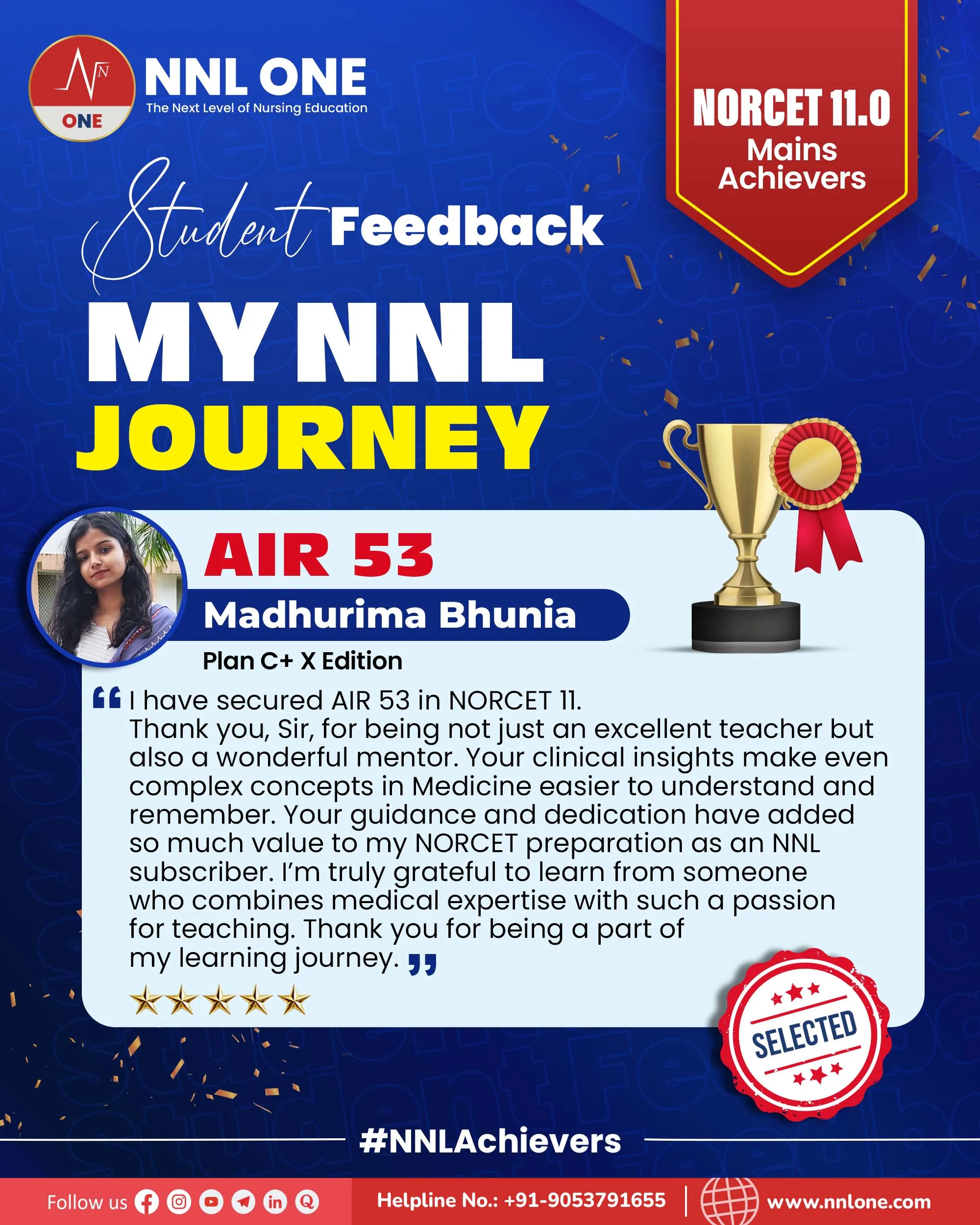 Student feedback AIR 53